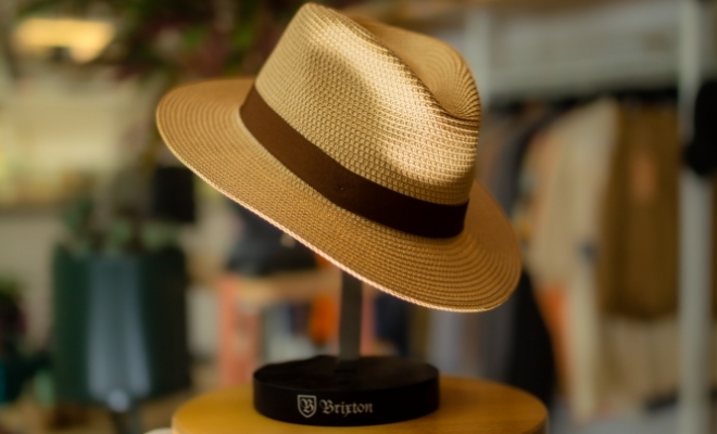 Chapeau de paille Brixton à Vichy